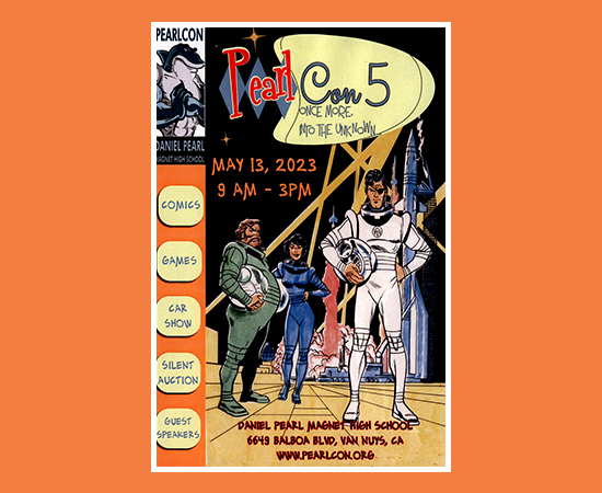 Event flyer for PearlCon 5: Once More, Into the Unknown
